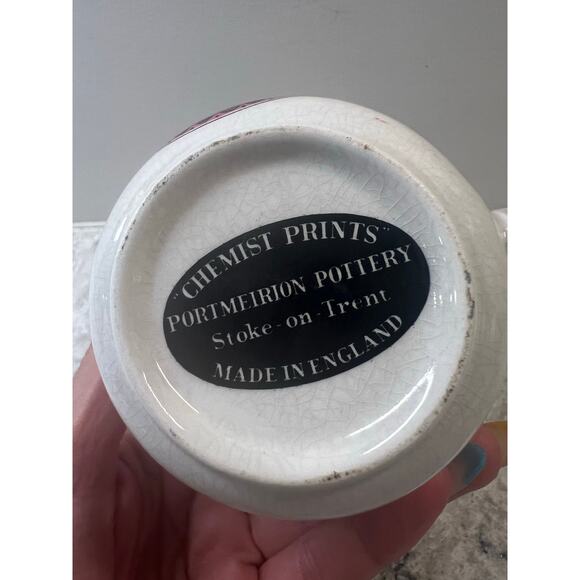 Vintage Portmeirion England Pottery Mustache Mug JL - Picture 6 of 7